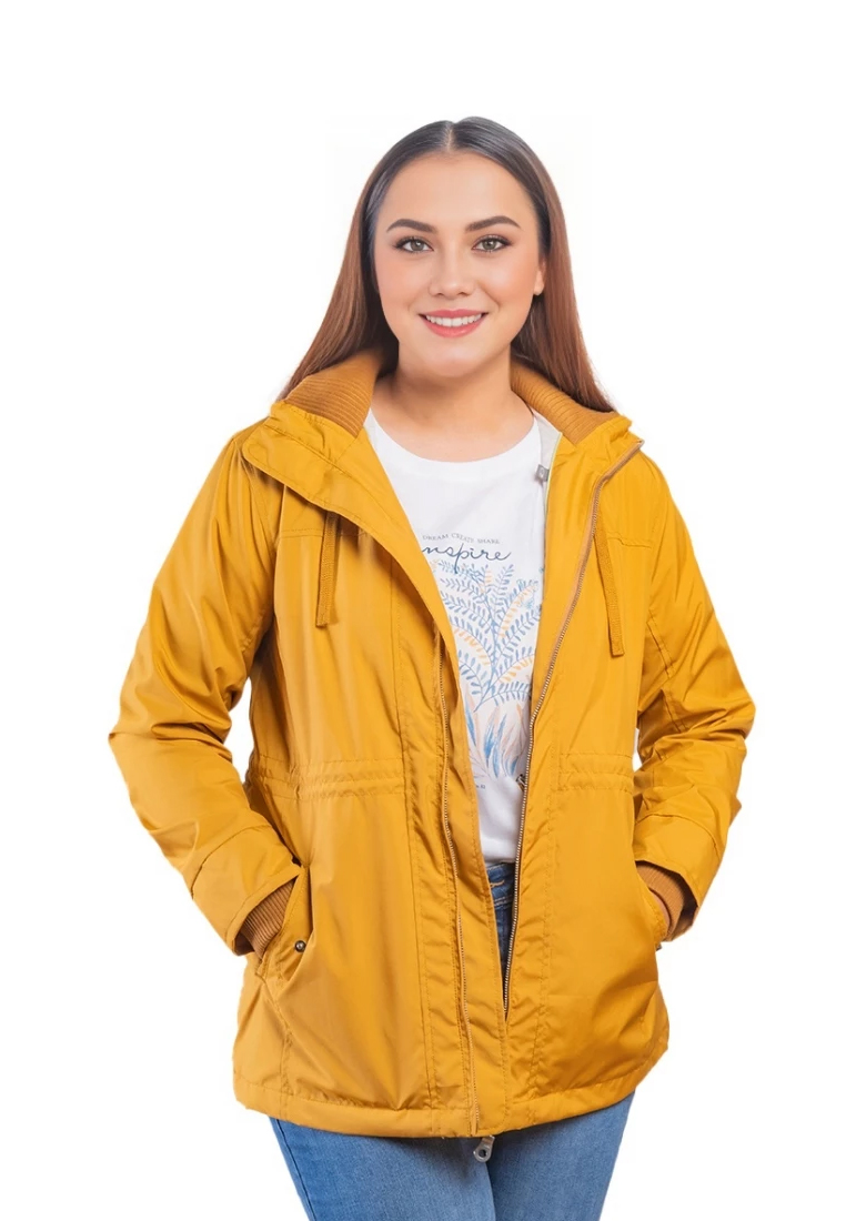 C2 Outfitters C2 Arzena Yellow Casual Jacket Wanita