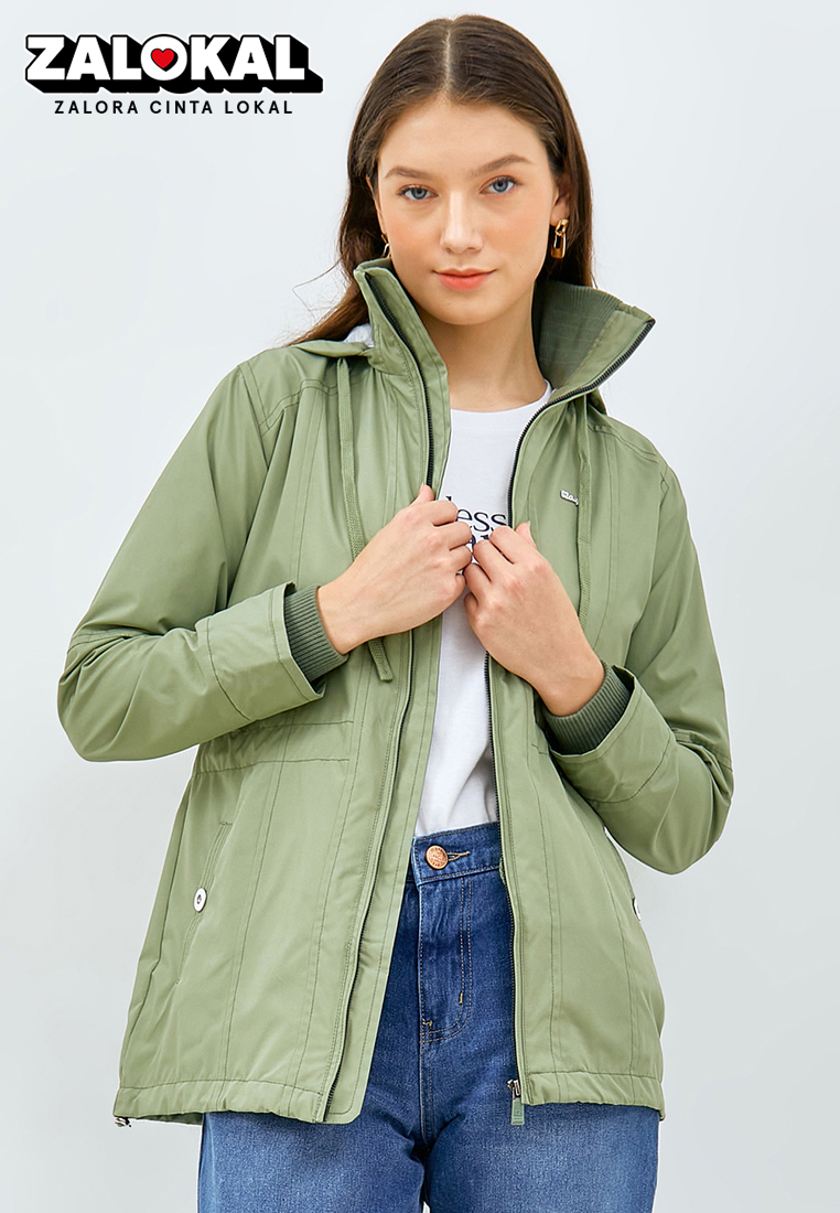 C2 Outfitters C2 Chlori Green Casual Jacket