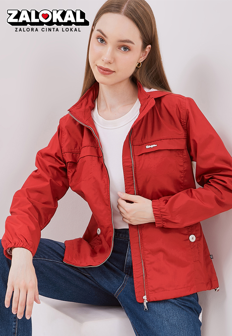 C2 Outfitters C2 Atvika Red Jacket Bikers