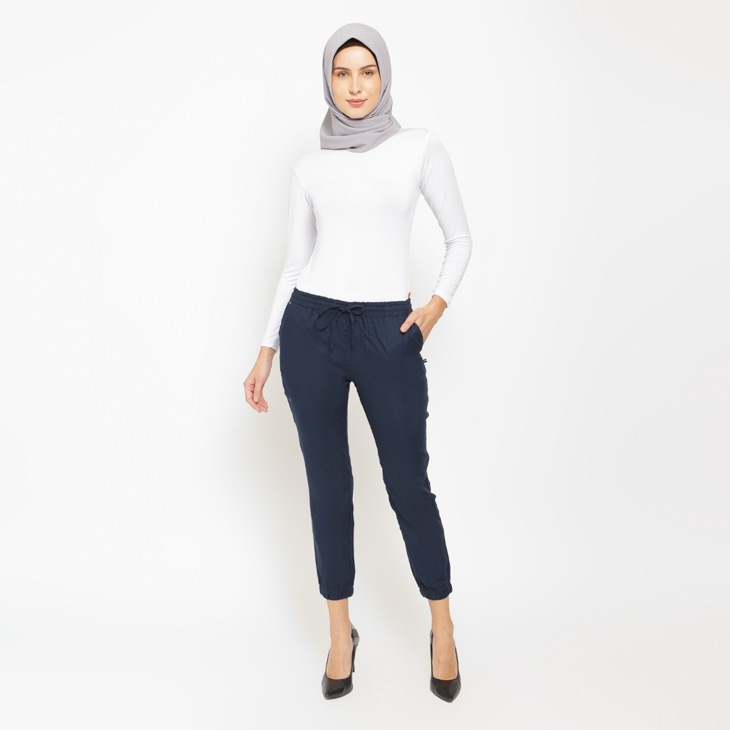 C2 Outfitters Flamoush Teonna Navy Pants Wanita Jogger