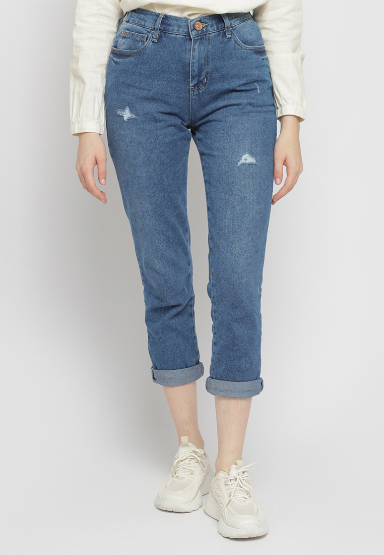 C2 Outfitters C2 Werner Blue Boyfriend Jeans