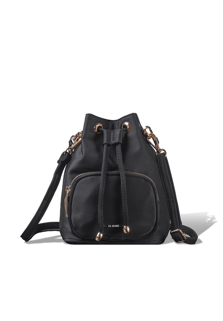 C2 Outfitters C2 Shafea Black Small Bucket Bag - Tas Bucket Wanita