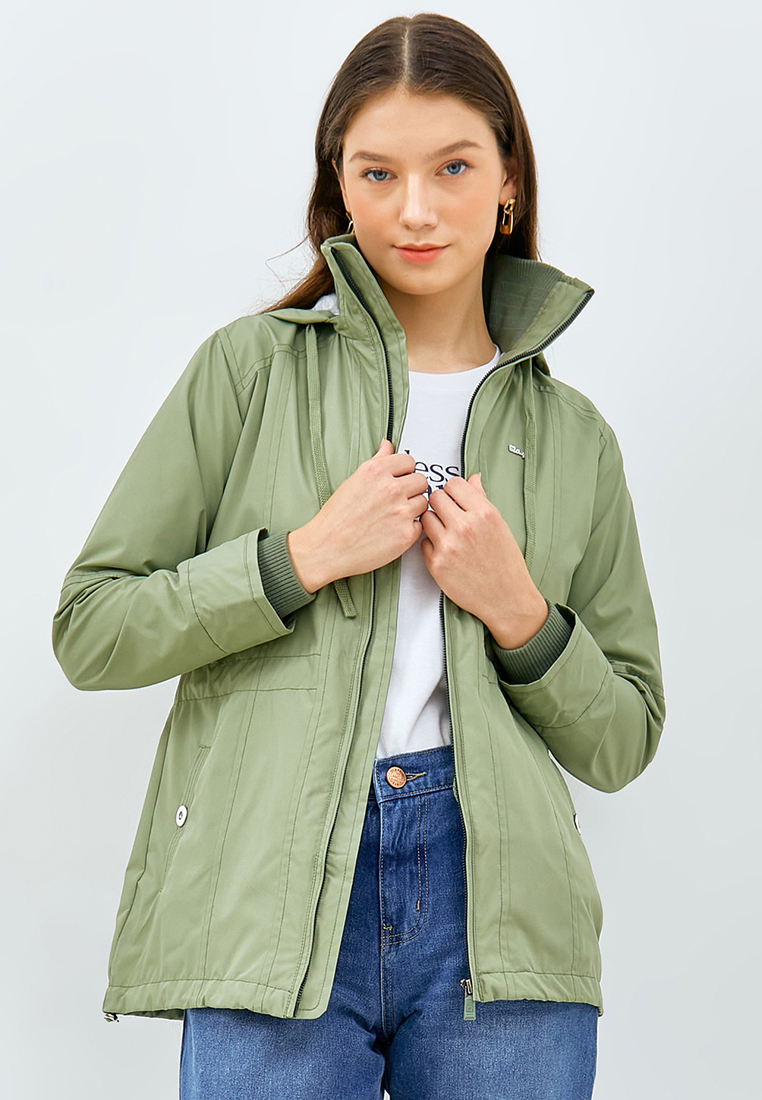 C2 Outfitters C2 Chlori Green Casual Jacket