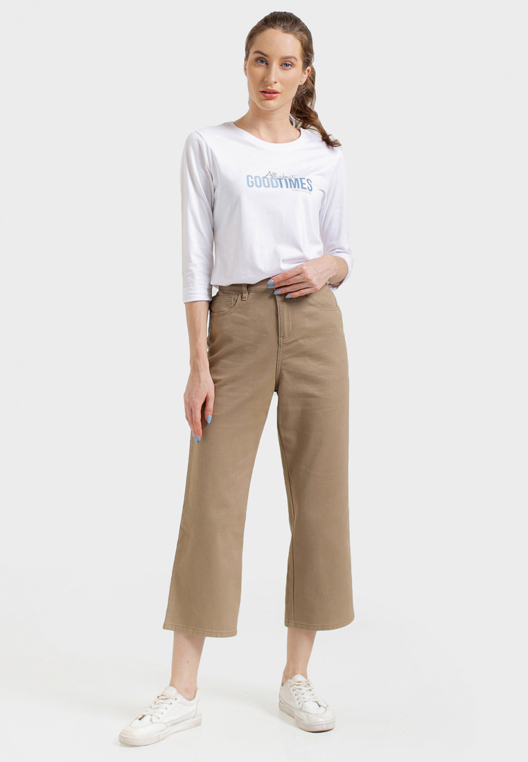 C2 Outfitters C2 Wimpow Khaki Culottes Jeans
