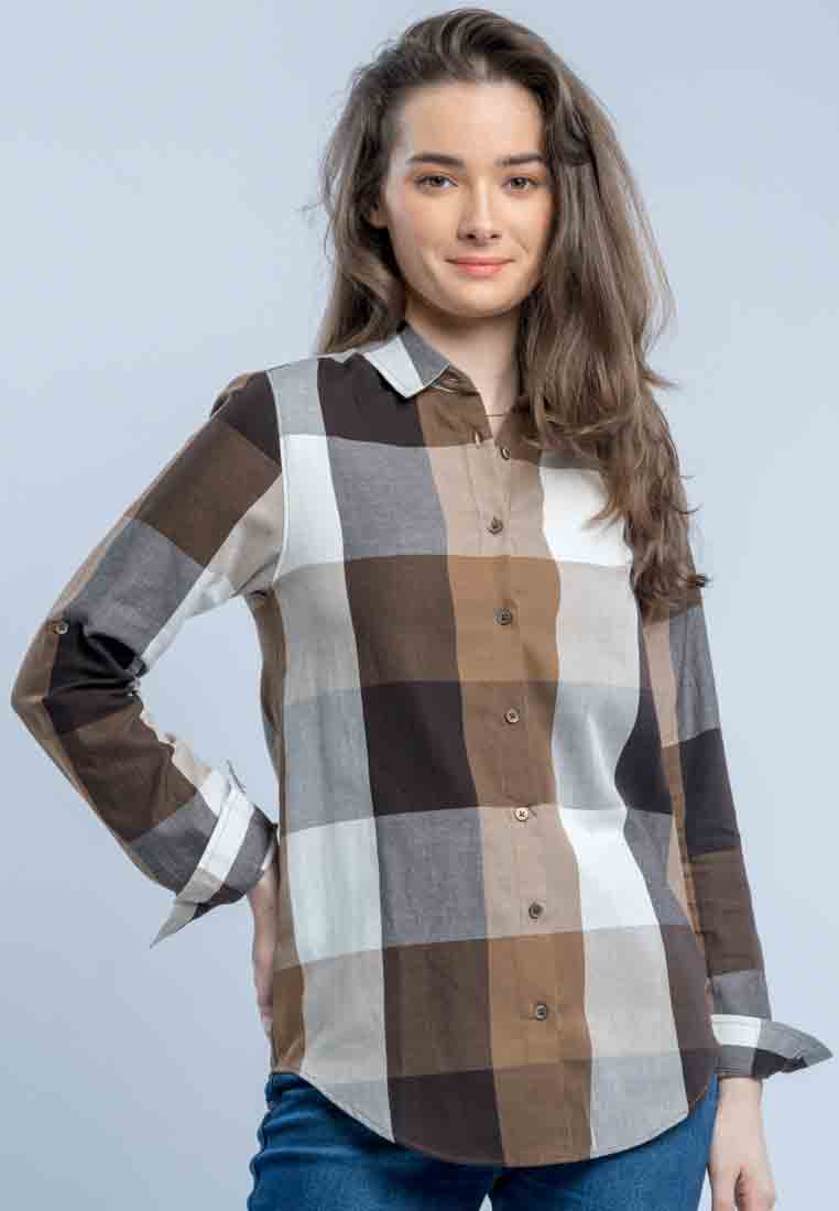 C2 Outfitters C2 Granby Brown Casual Shirt