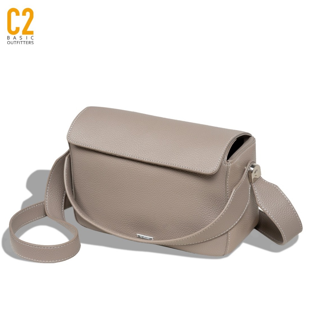 C2 Outfitters C2 Chava Grey Sling Bag Wanita - Tas Selempang Wanita