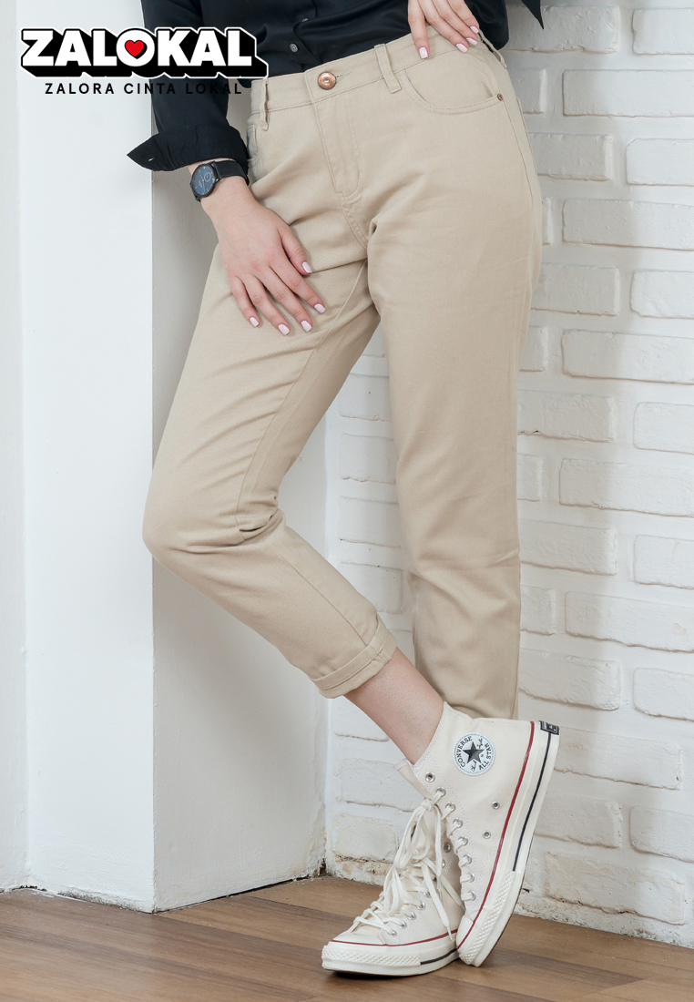 C2 Outfitters C2 Weasel Creme Jeans Boyfriend