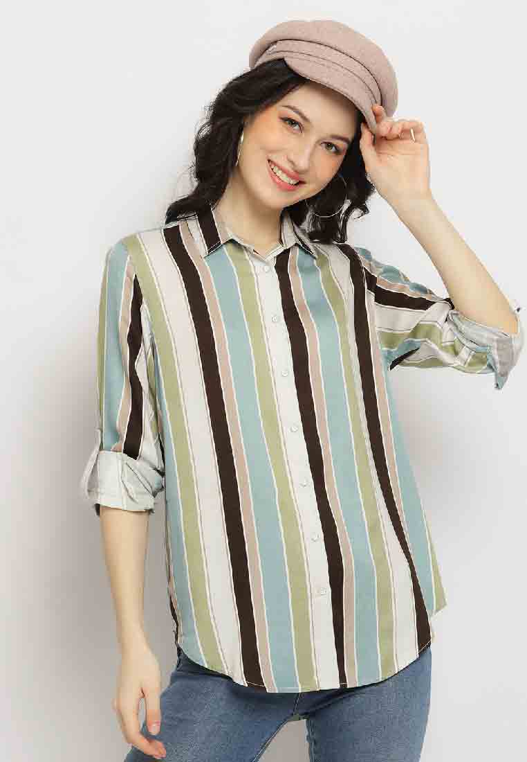 C2 Outfitters C2 Ercola Ecru Casual Shirt