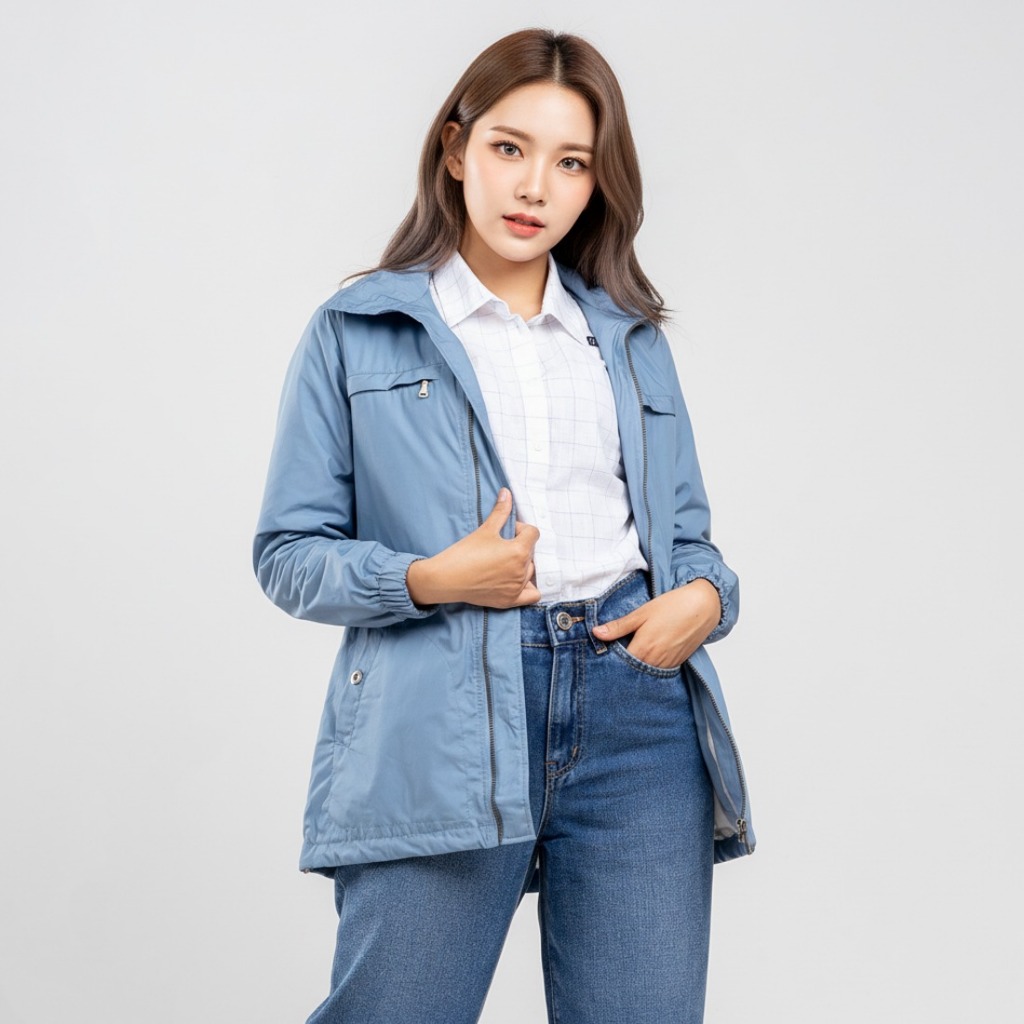 C2 Outfitters C2 Bryiel Blue Casual Jacket