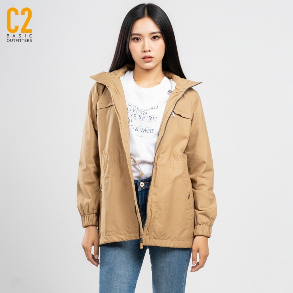 C2 Outfitters C2 Cairel Khaki Casual Jacket