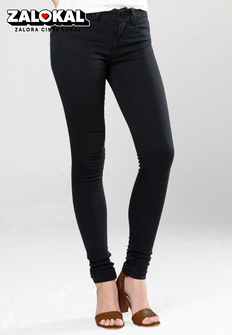 C2 Outfitters C2 Zucker Black Jeans Basic Ultraslim