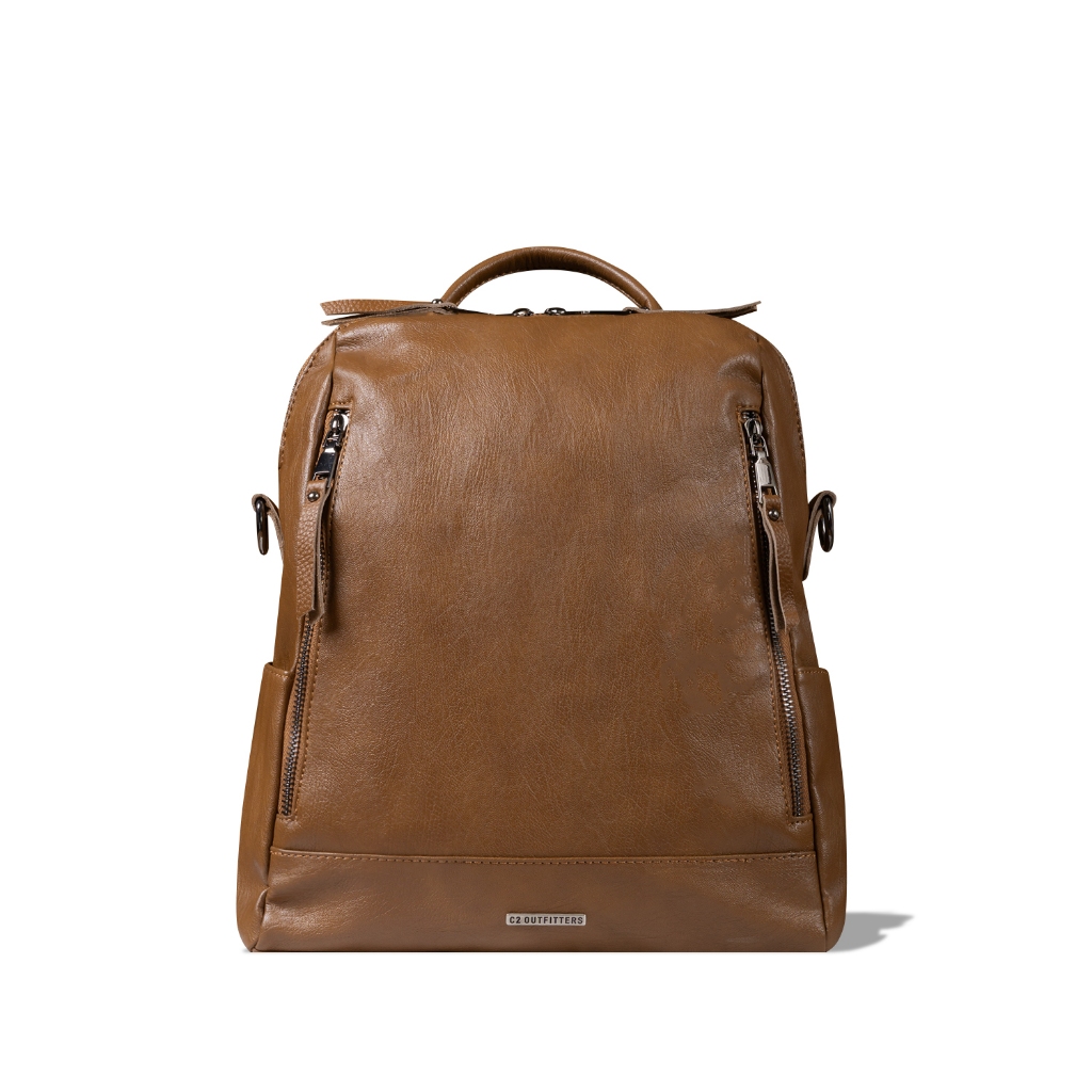 C2 Outfitters C2 Jeans - Artevia Brown Backpack - Tas Ransel Wanita