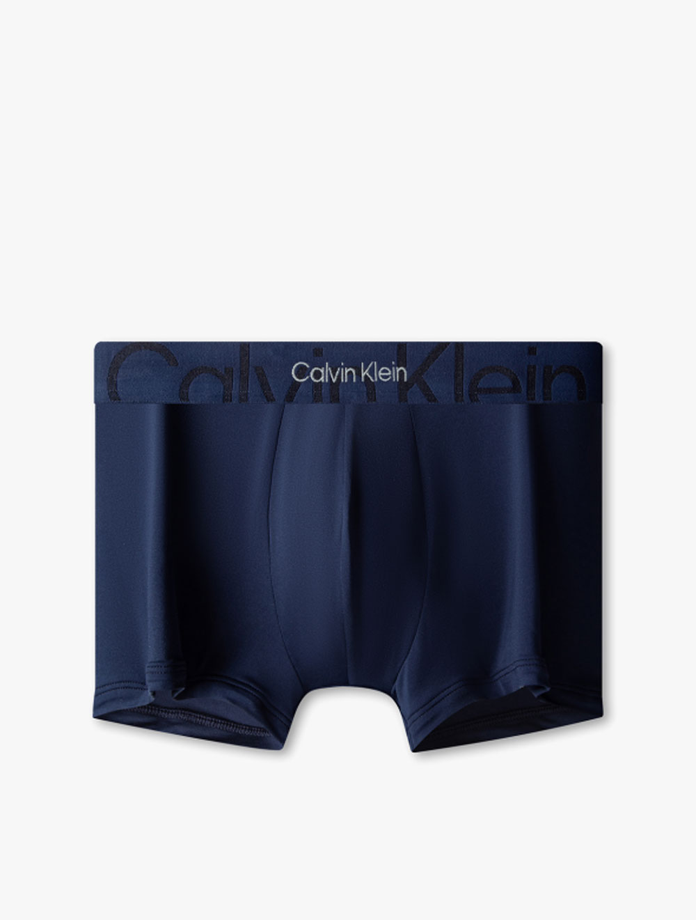 Calvin Klein CK UNDERWEAR - EMBOSSED ICON MICROFIBER LOW RISE TRUNKS - navy