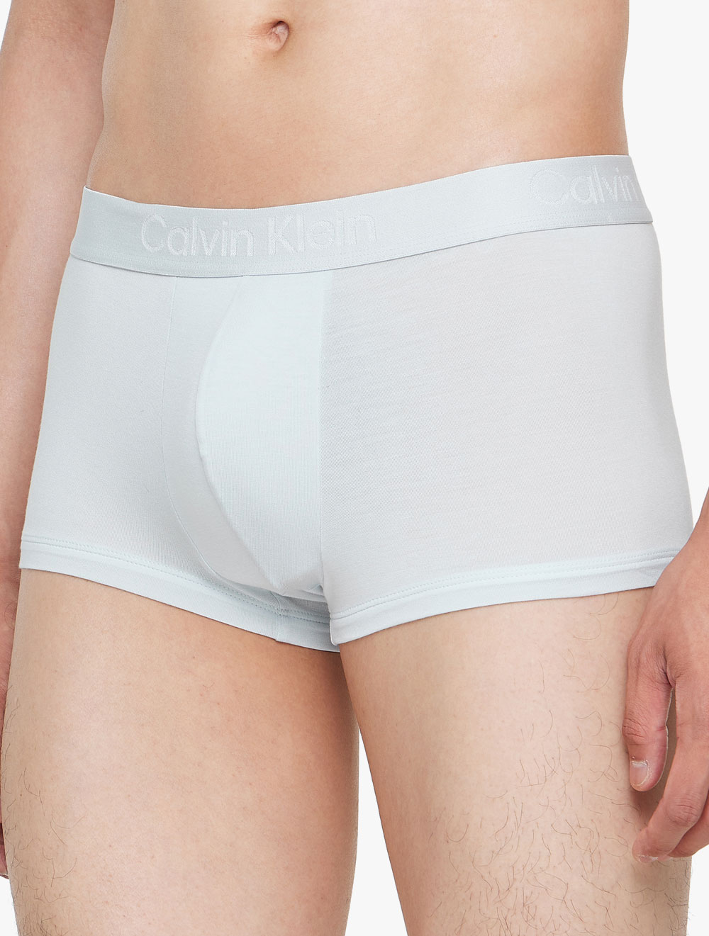 Calvin Klein Underwear - CK Black Silk Low Rise Trunks - Blue - blue