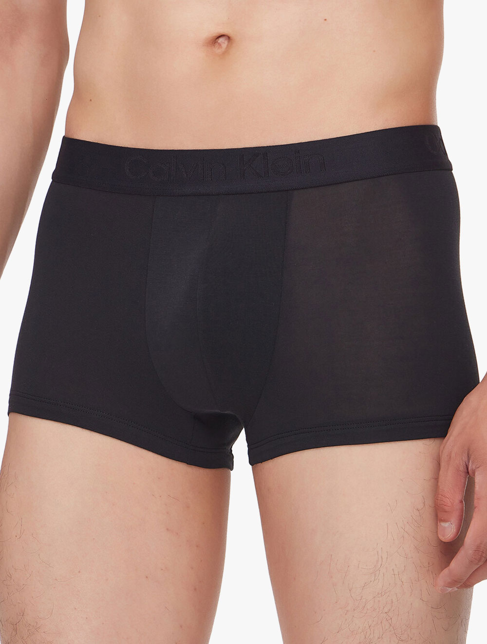 Calvin Klein Underwear - CK Black Silk Low Rise Trunks - Black - black