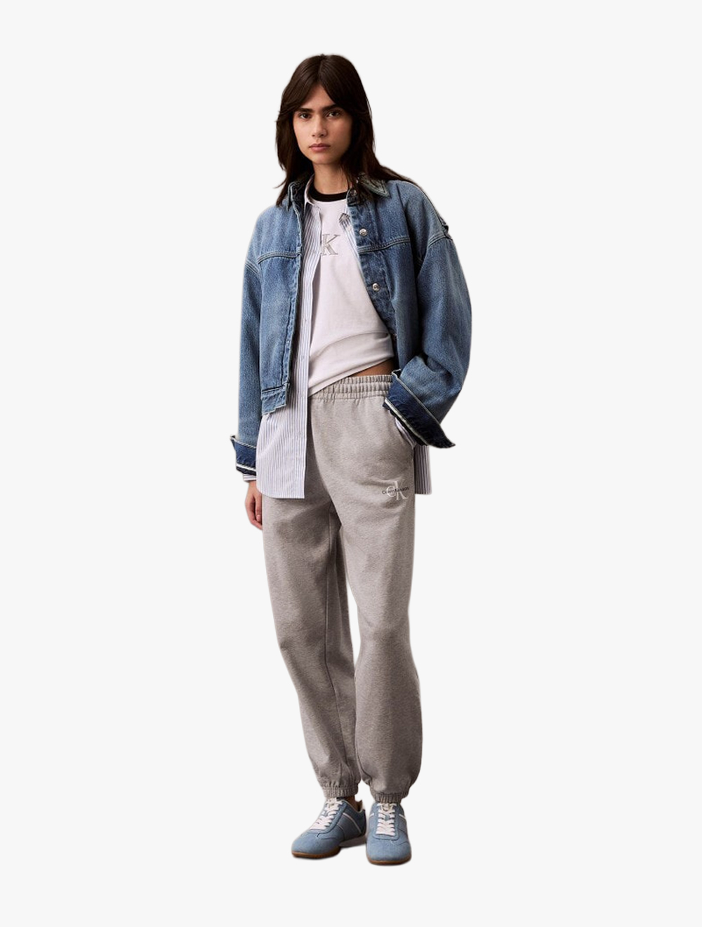Calvin Klein - Monogram logo French terry jogger pants