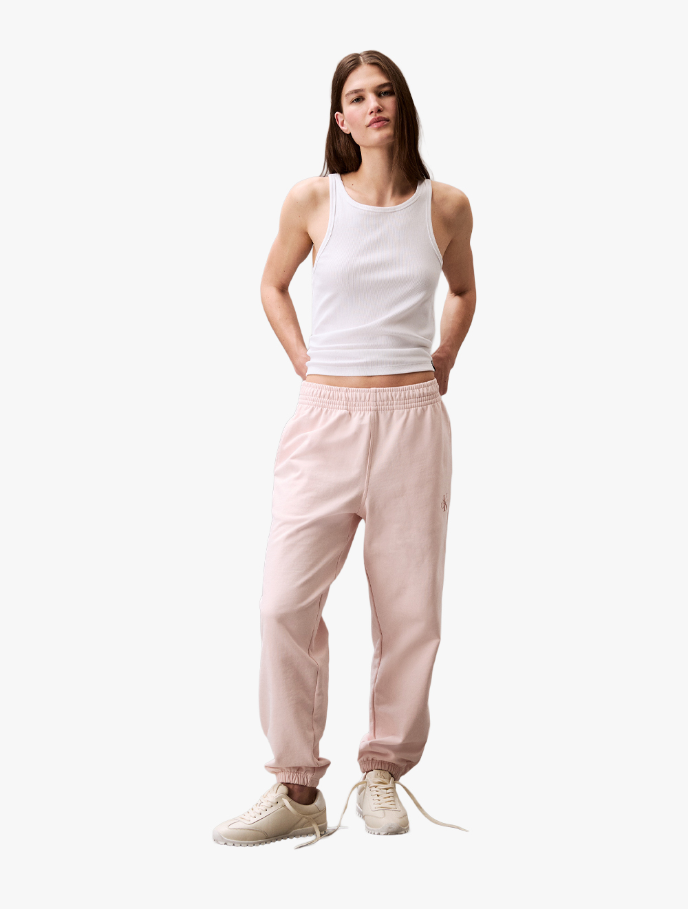 Calvin Klein - Monogram logo French terry jogger pants