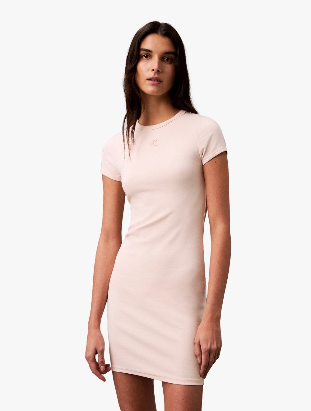 Calvin Klein - Rib Knit Mini Dress - Pink