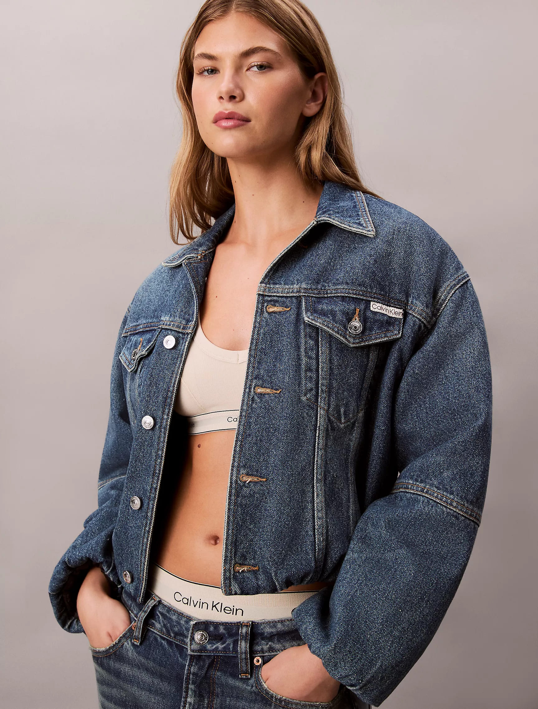 Calvin Klein - Denim Bubble Jacket