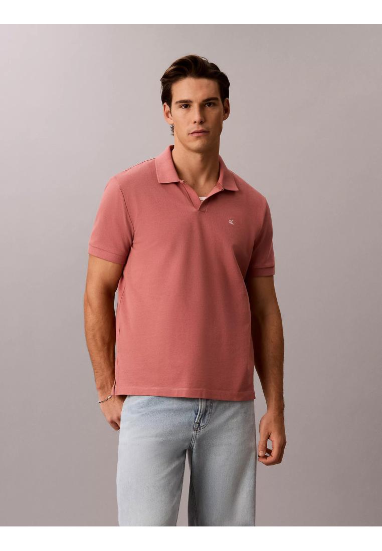 Calvin Klein - SS OPEN COLLAR CASUAL PIQUE POLO