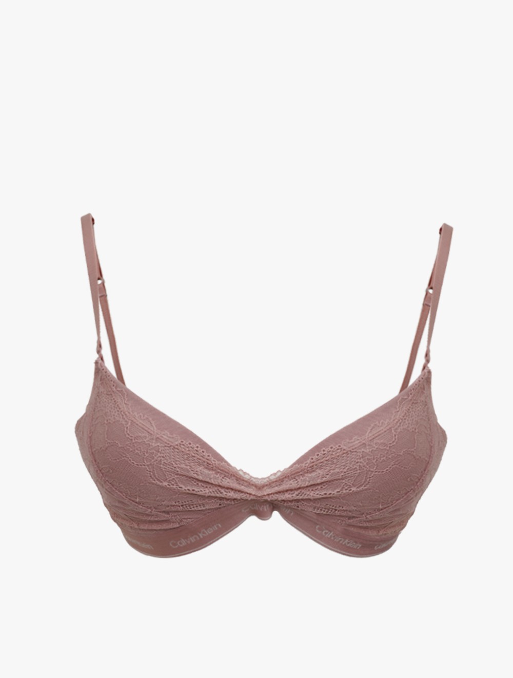 Calvin Klein Underwear - Modern Lace Lightly Lined Triangle Bra - Pink - pink
