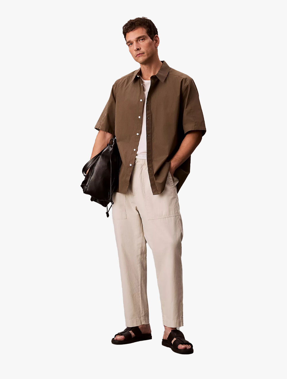 Calvin Klein - Cotton linen pants