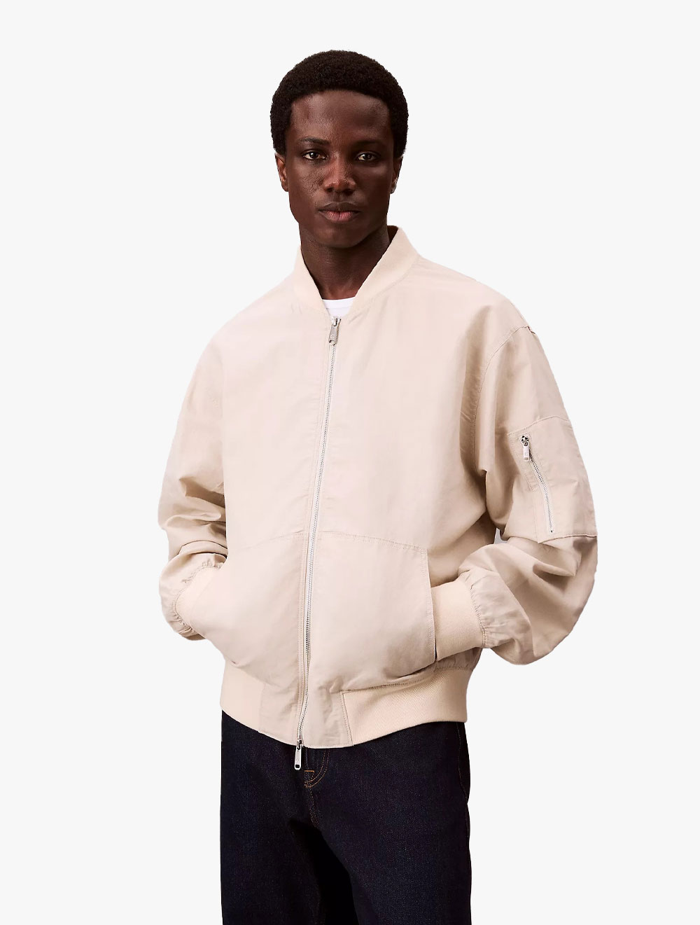 Calvin Klein - Linen Bomber Jacket