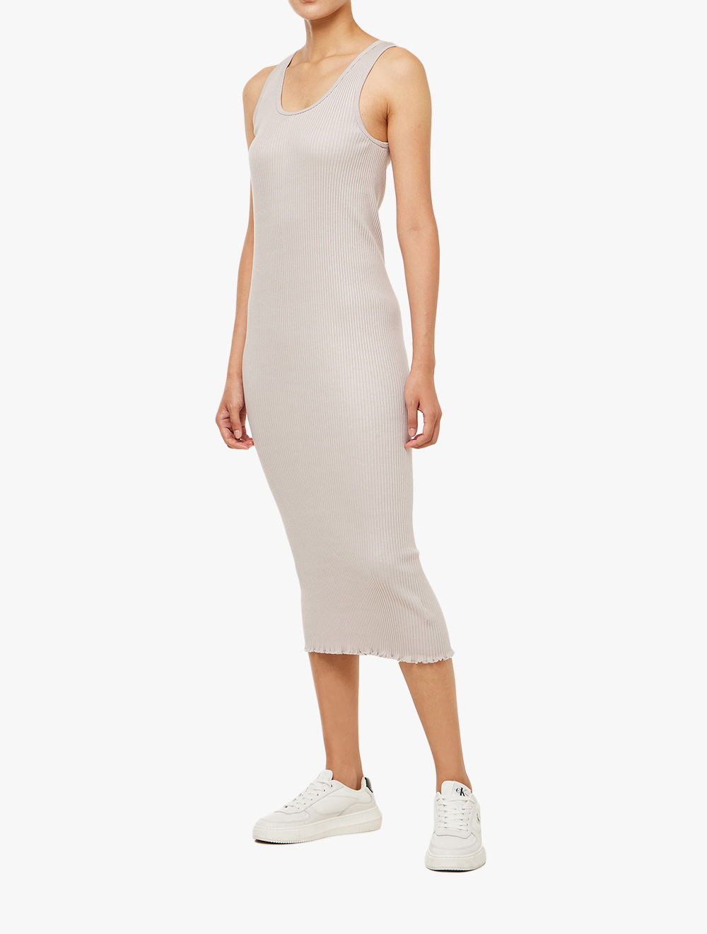 Calvin Klein - Women's Hero Sleeveless Tubular Lip Slip Dress - Pink - pink