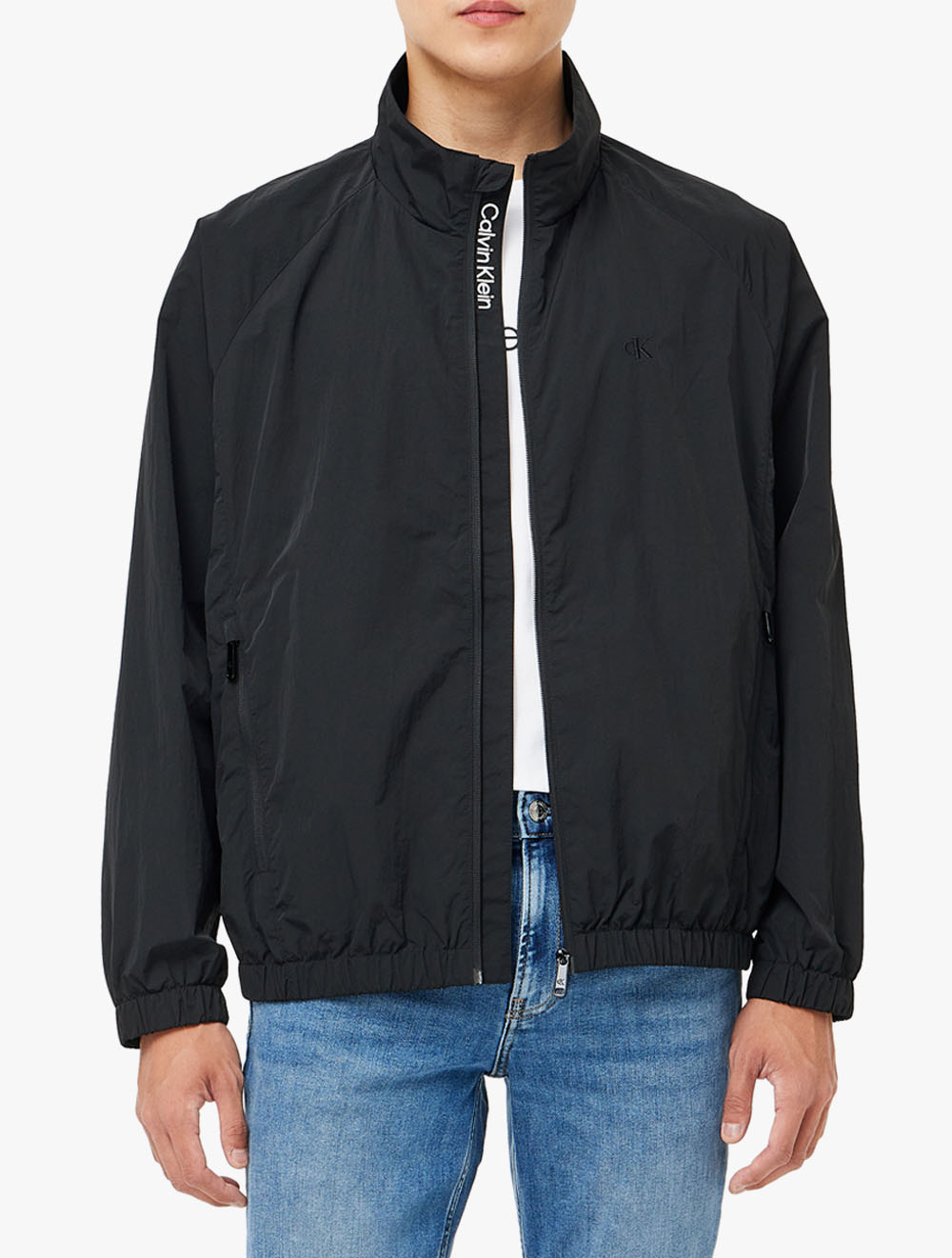 Calvin Klein Jeans - Basic Essential Functional Nylon Jacket - Black - black