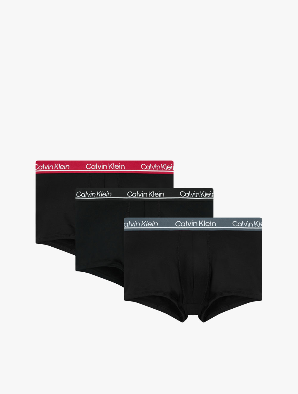 Calvin Klein Underwear - Micro Plus Low Rise Trunk 3Pk - Black - black