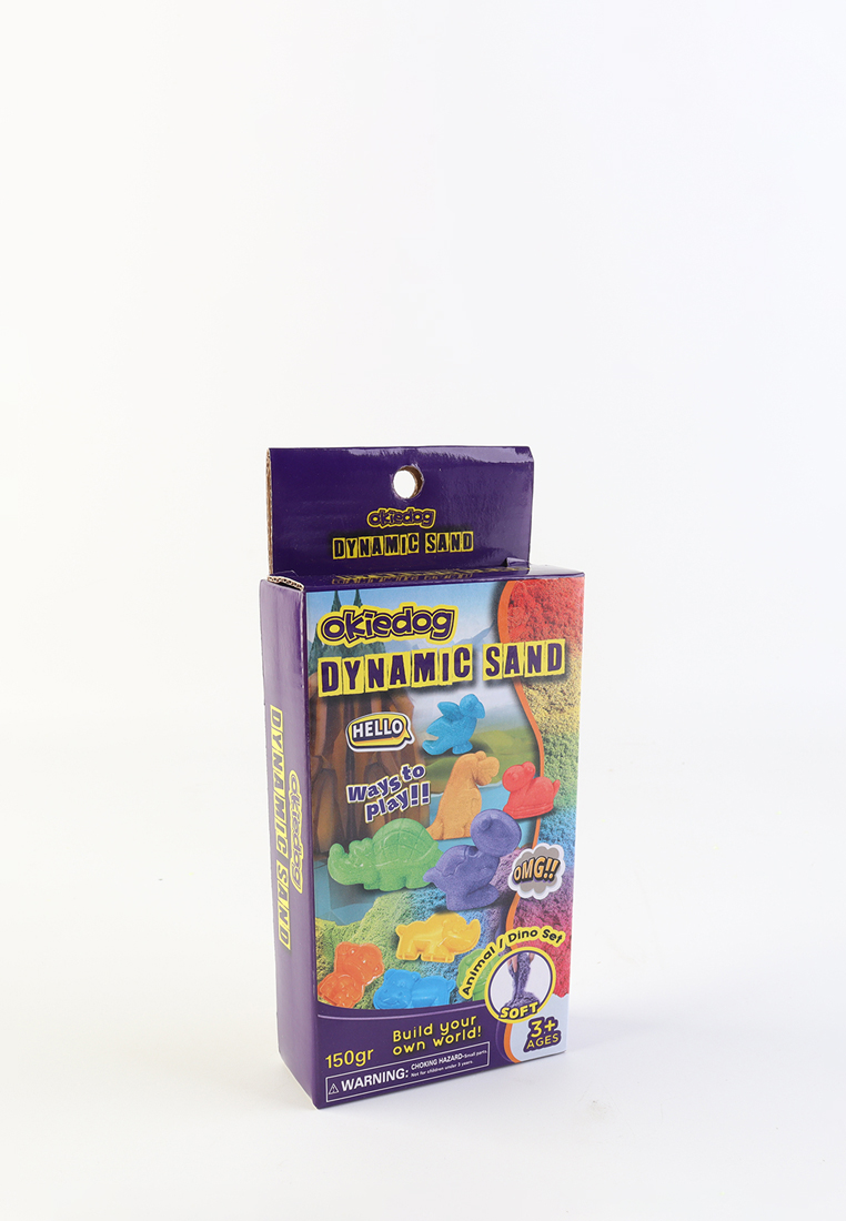 Canal Okiedog Dynamic sand animal set (150g) - Mainan Pasir Anak