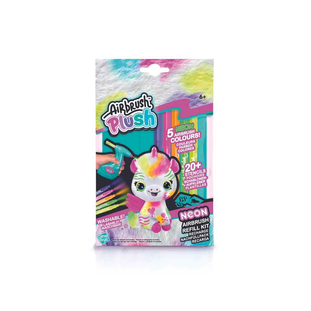 Canal AirBrush Plush Refill Neon Kit x 10 marks - Mainan  anak