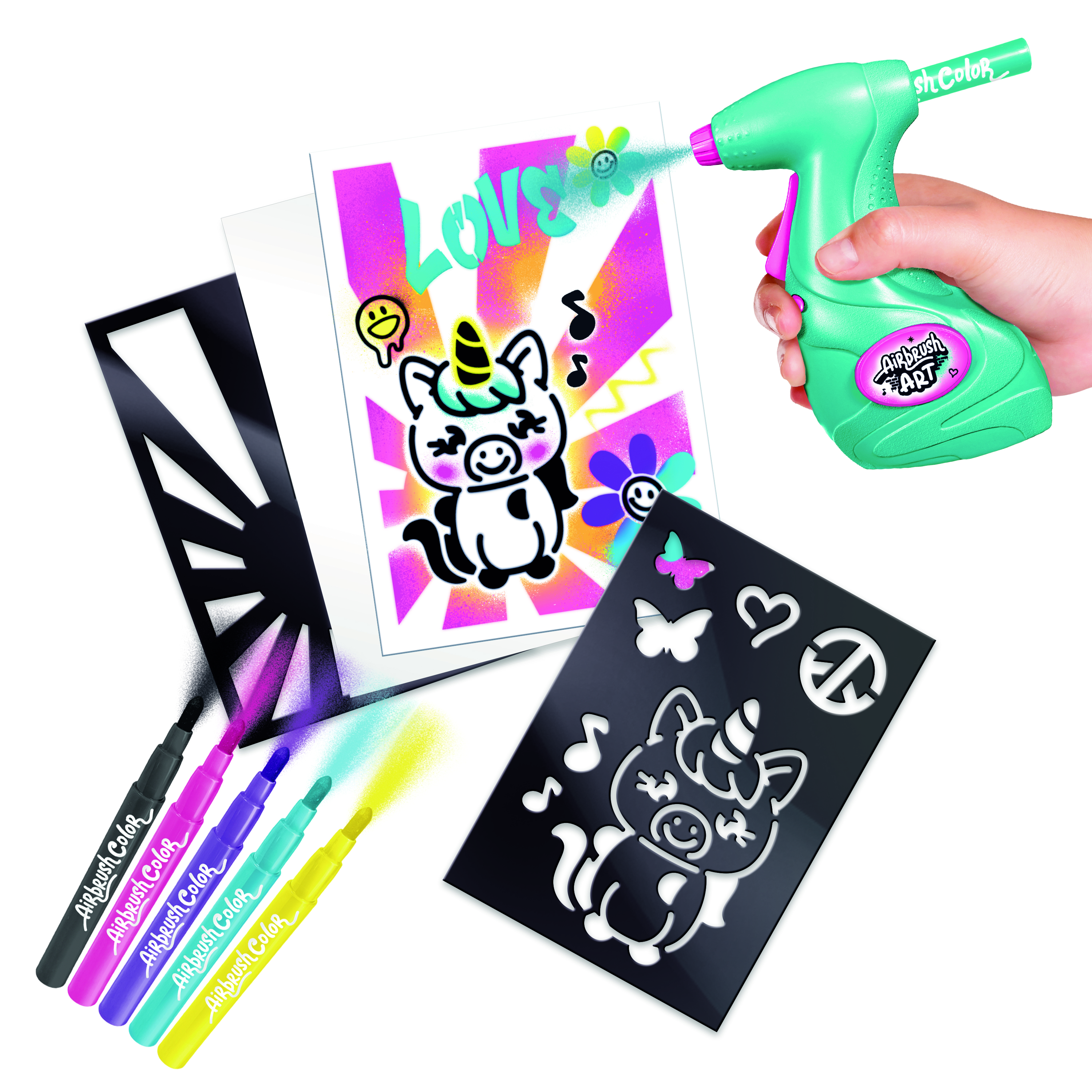 Canal Toys - Airbrush Art Mini Poster Kit