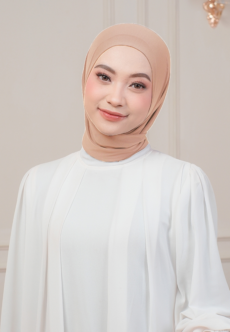 Cantik Kerudung HIJAB INSTAN QIARA - THAI TEA