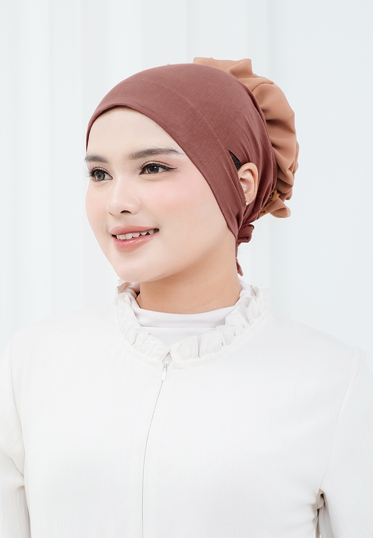 Cantik Kerudung INNER CIPUT CEPOL FARA - TERACOTTA
