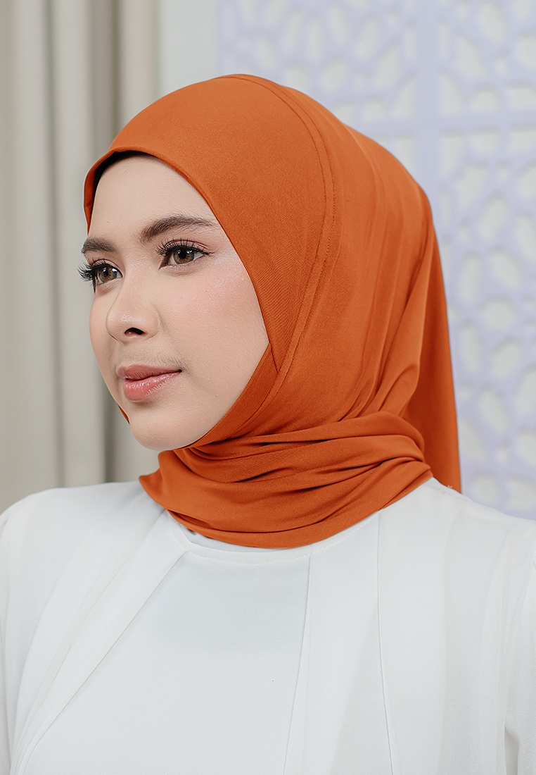 Cantik Kerudung HIJAB INSTAN LUNA - ORANGE