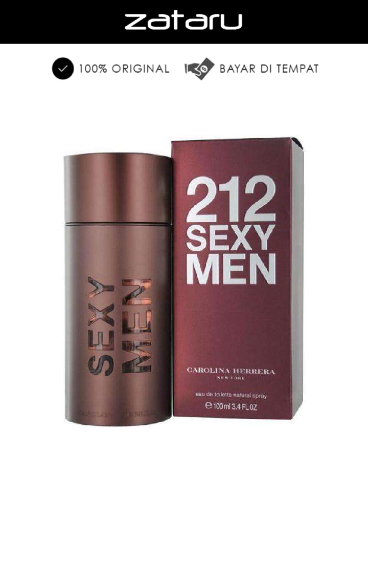Carolina Herrera 212 Sexy Man - 100 ML (Parfum Pria)