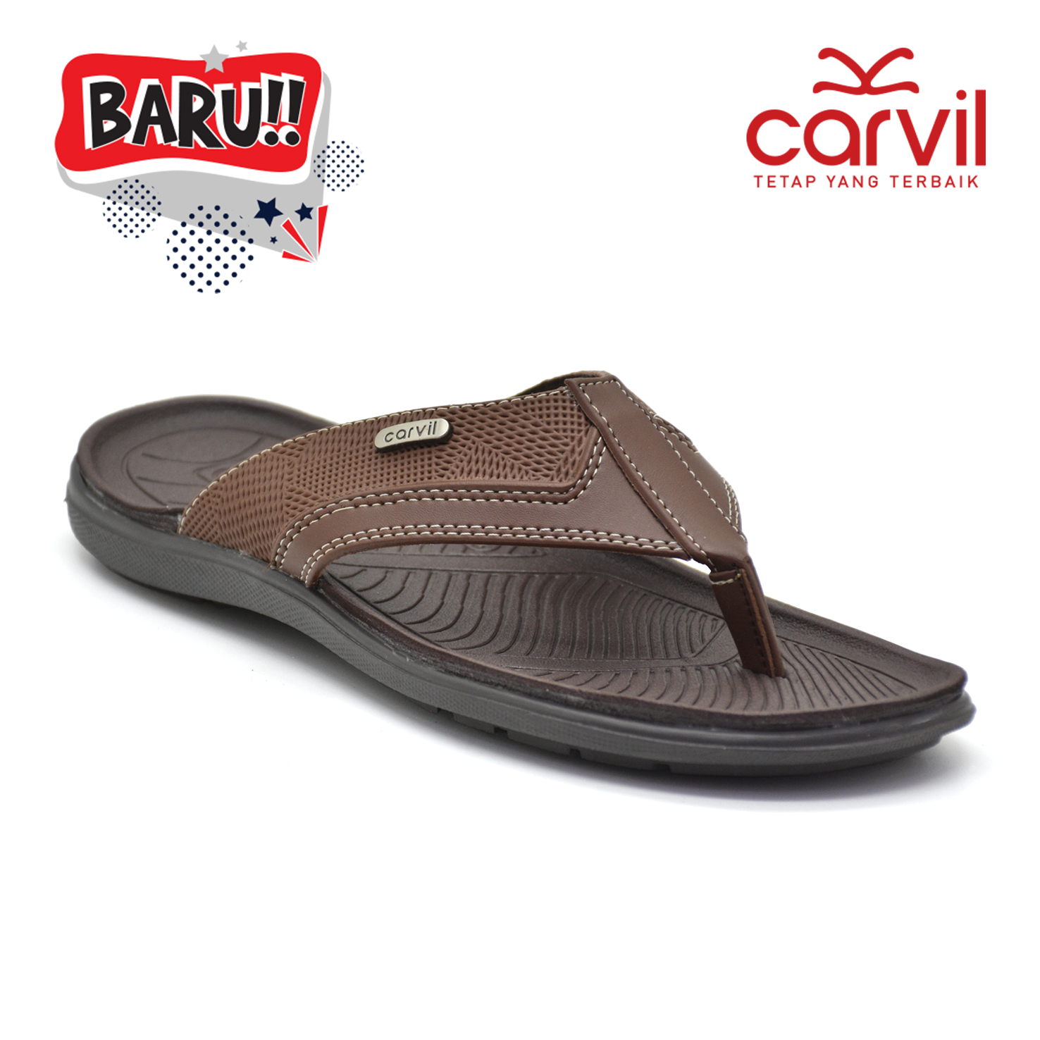 Carvil Sandal Pria Newcastle-01 M Stone