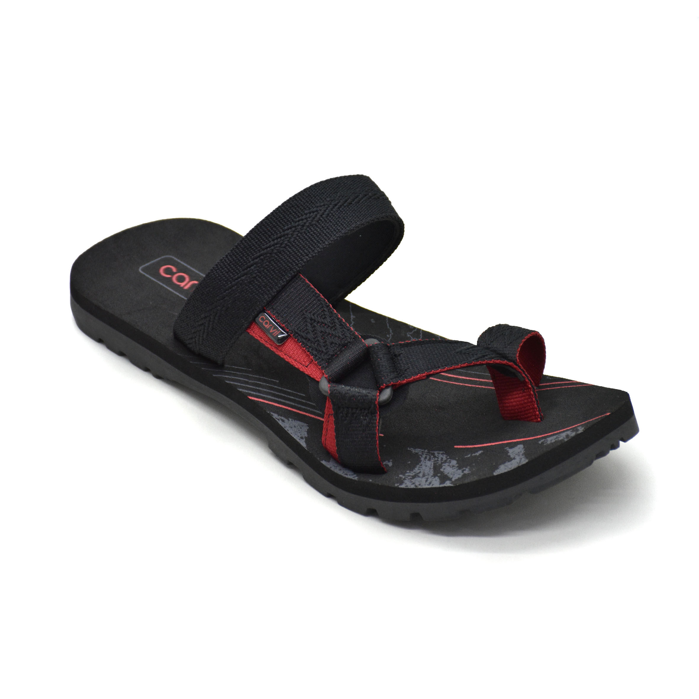 Carvil Sandal Pria Spextra-S23 M Black/Red
