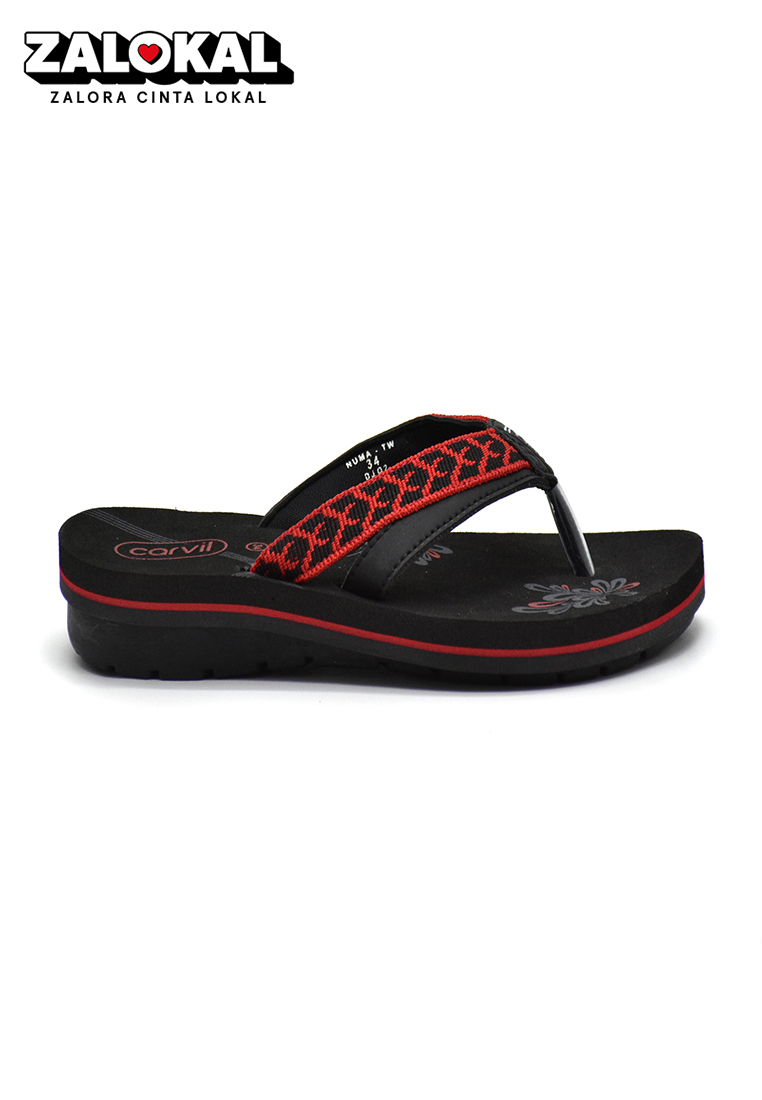 Carvil SANDAL NUMA-TW BLACK/RED