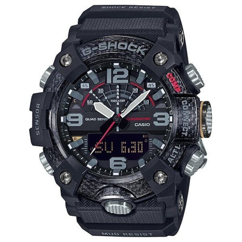 Casio G-Shock GG-B100-1ADR Hitam Karet Hitam Cowok
