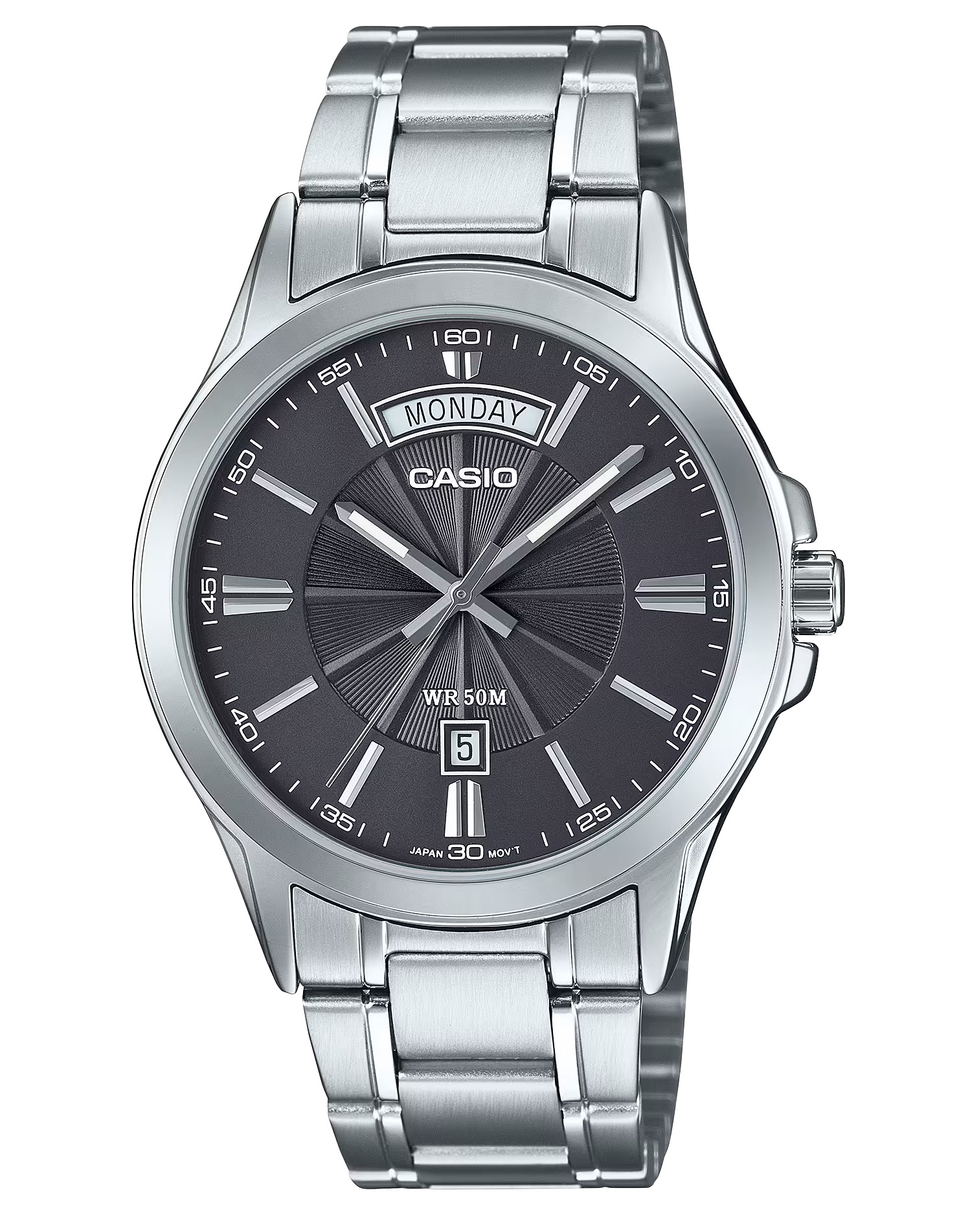 CASIO MTP-1370D-2A Men Casio Stainless Steel Analog