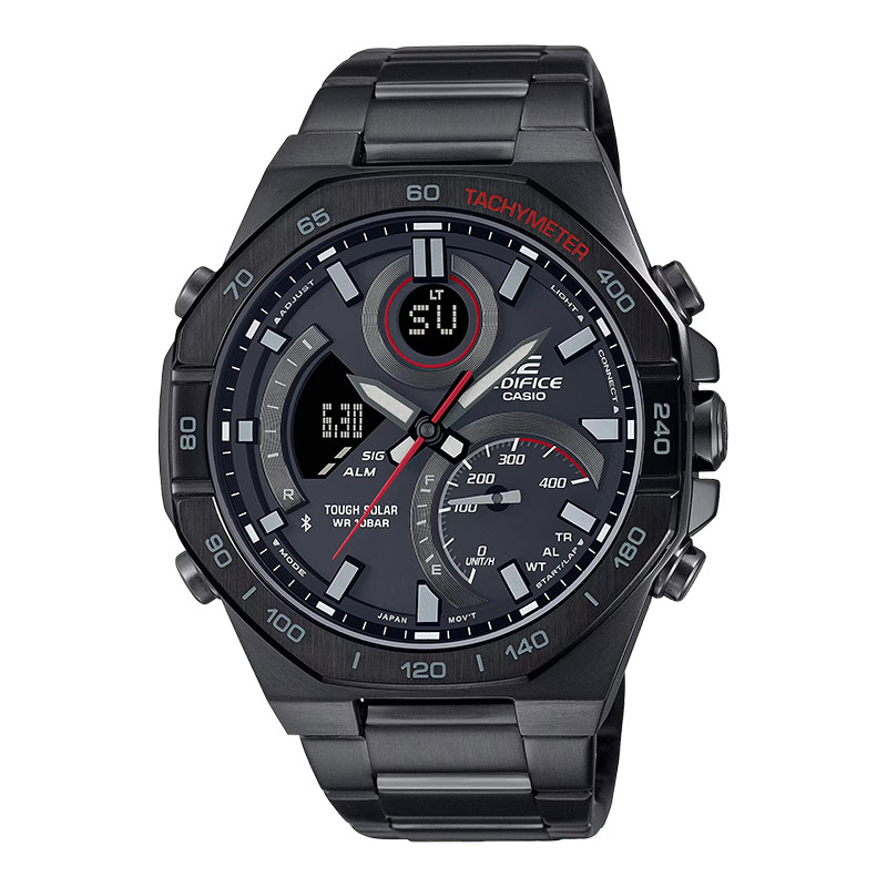 Casio Jam Tangan Pria Casio Edifice ECB-950DC-1ADF Tough Solar Men Digital Analog Dial Black Stainle