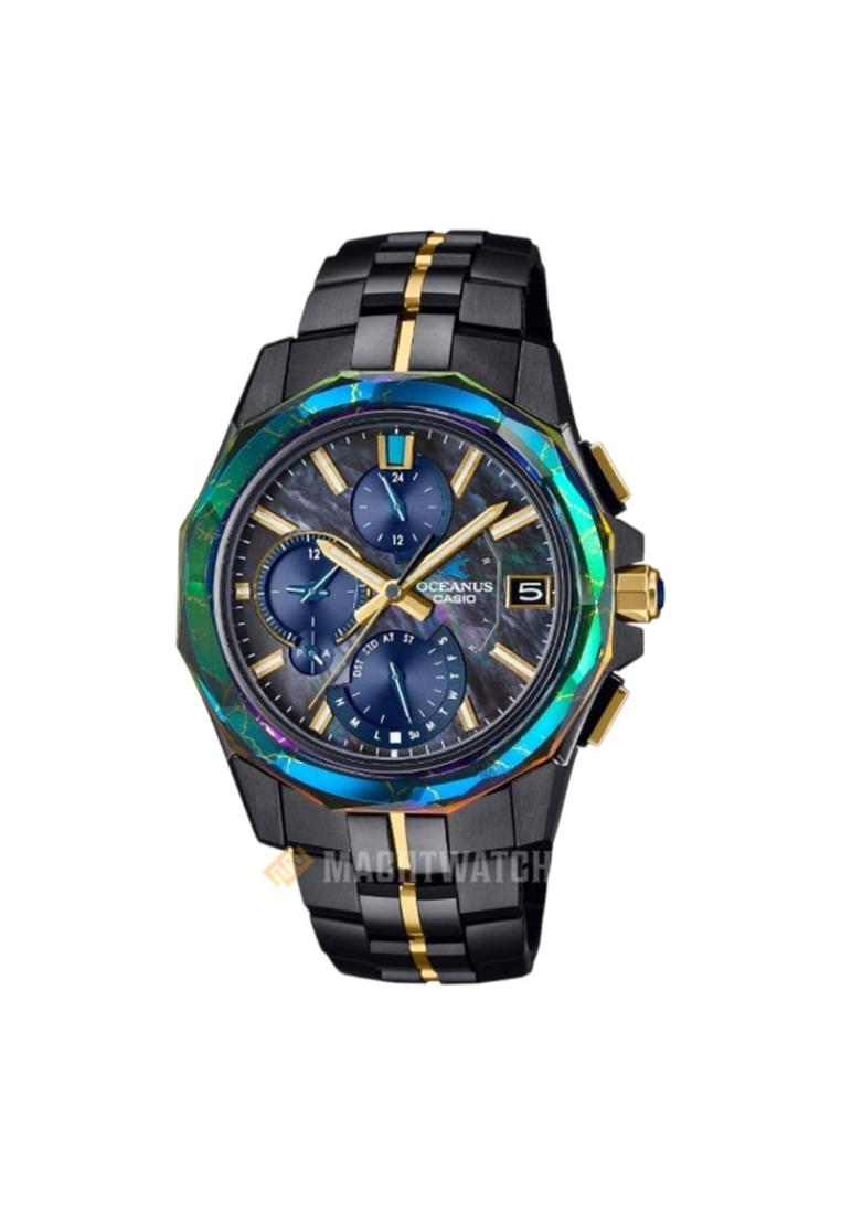 Casio Jam Tangan Pria Casio Oceanus OCW-S6000BVS-1AJR Tough Solar Chorongraph Dial Dual Tone Titaniu