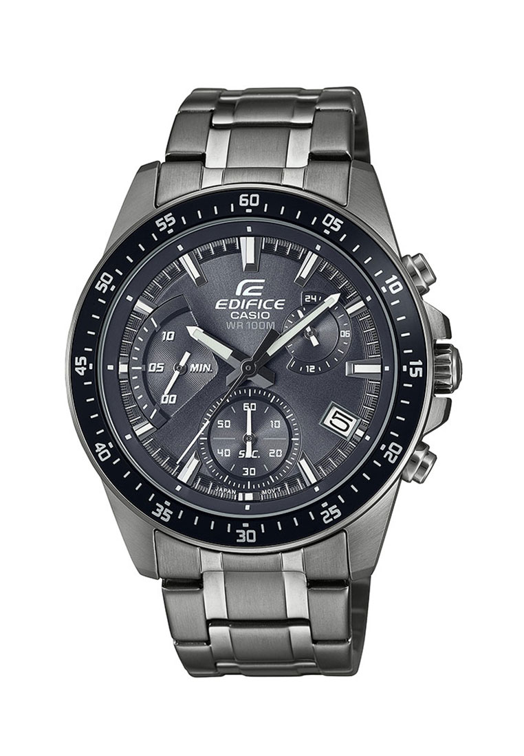Casio EDIFICE Jam Tangan Pria - Black - Stainless Steel - EFV-540DC-1CVUDF
