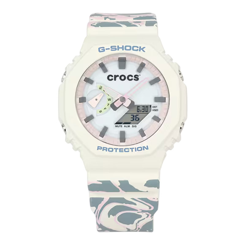 CASIO Jam Tangan Unisex Casio G-Shock X Crocs GA-2100CROCS26-7 GA2100CROCS26 GA-2100CROCS26 CasiOak 