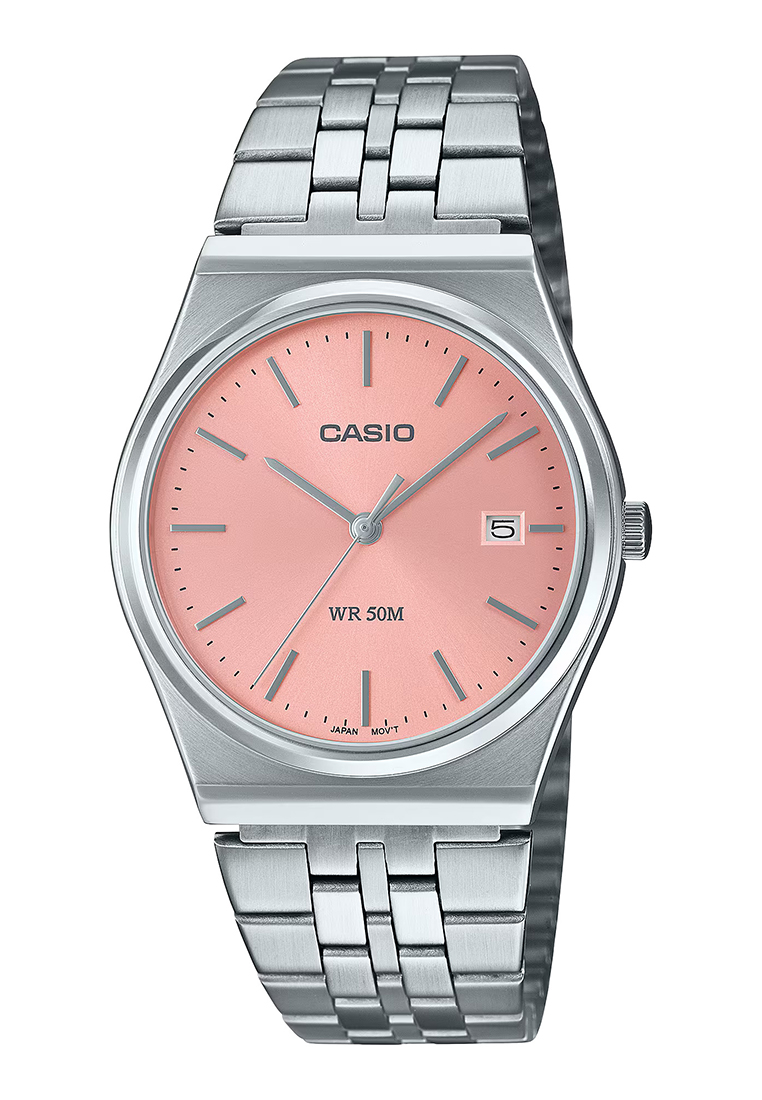 Casio MTP-B145D-4AV Silver Pink Dial