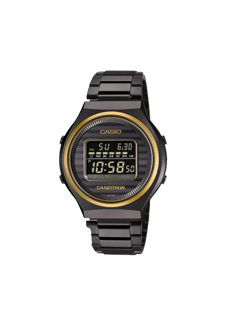 CASIO Jam Tangan Wanita Casio TRN-50ZE-1AJR 50th Anniversary Casiotron Zero To One Digital Dial Stai