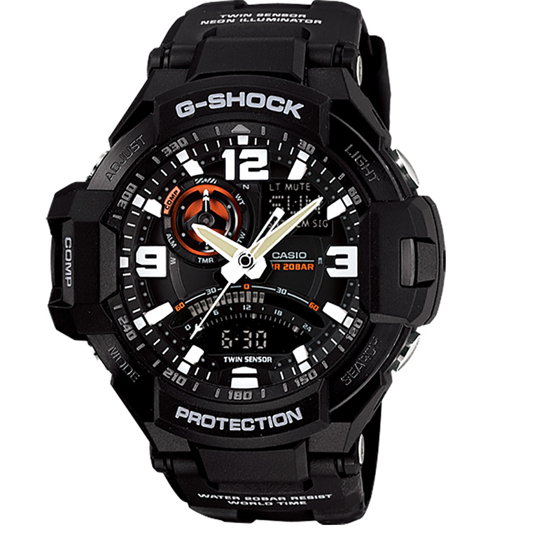CASIO Jam Tangan G-Shock Gravitymaster GA-1000-1ADR GA1000 GA-1000 Master Of G Twin Sensor Compass B