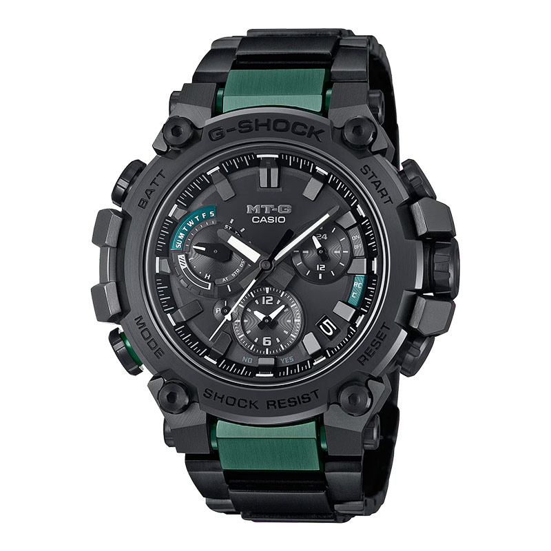 CASIO Jam Tangan Pria Casio G-Shock MT-G MTG-B3000BD-1A2JF Tough Solar Men Dark Grey Stainless Steel